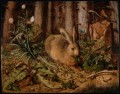 Hans Hoffmann Un lièvre dans la forêt